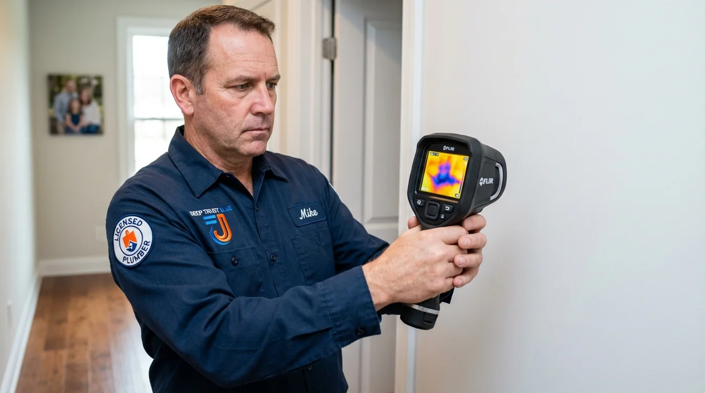 Thermal imaging leak detection by Johns Plumbing LLC in Peachtree Corners